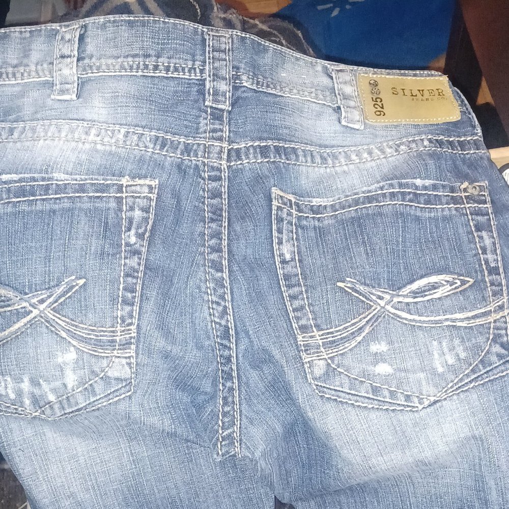 Men's 32 Silver jeans